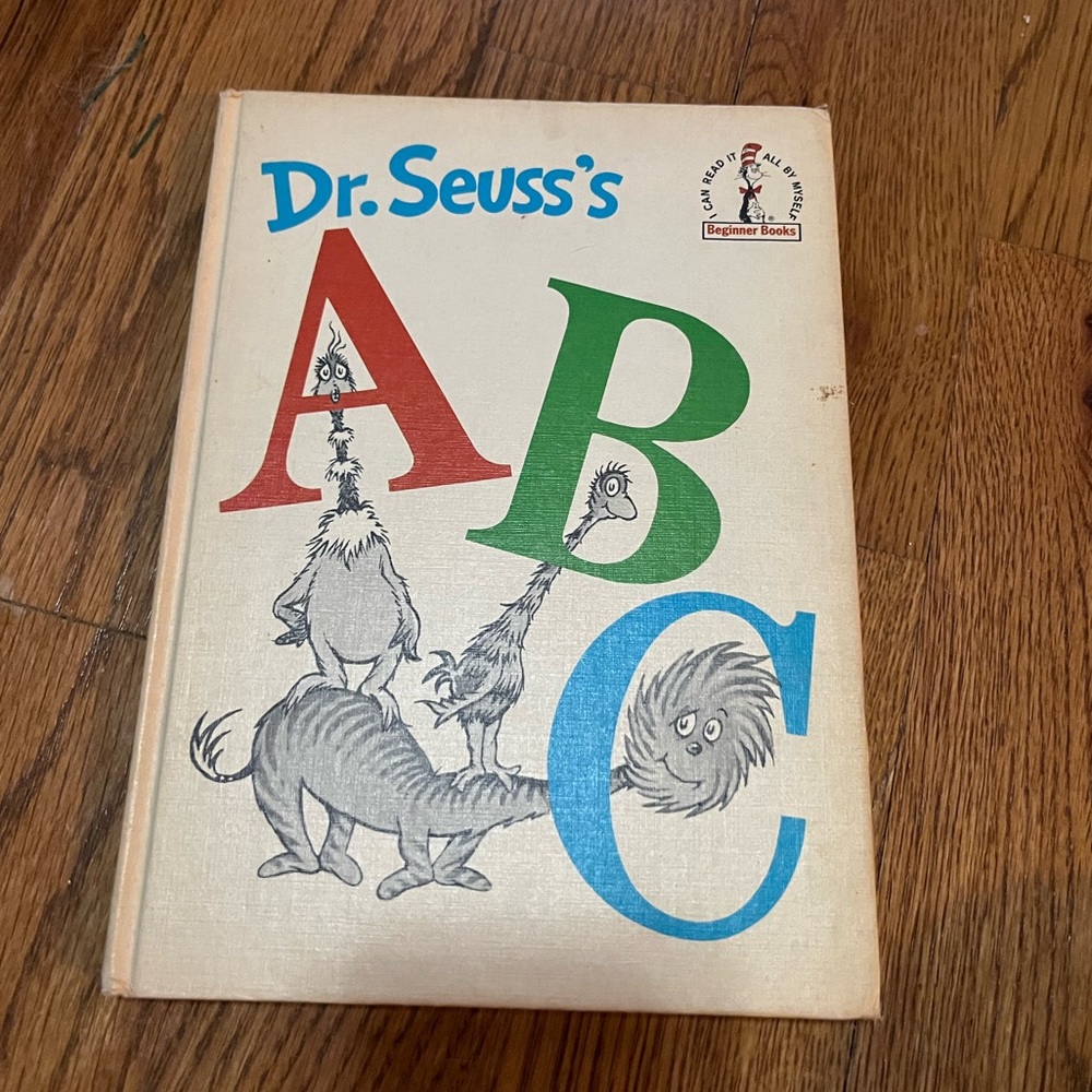 VINTAGE 1963 Dr. Seuss’s ABC Hardcover Kids early reader Book Club edition